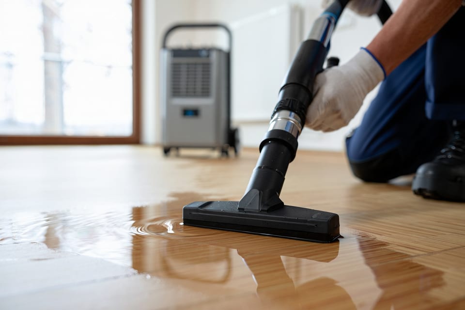 Water damage restoration in Boulder